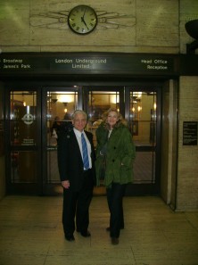 Dr. Fredrick Toben and Lady Michele Renouf as Dr. Toben leaves London after his legal victory over Germany's attempted extradition for 'holocaust denial'